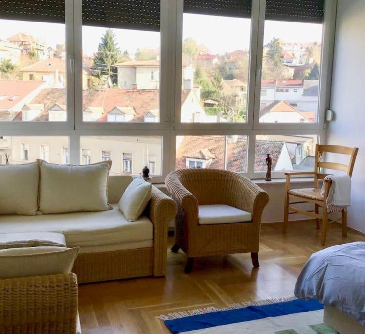Spacious 3Br/2Bt Apartment With A/C In City Center Zagreb Ngoại thất bức ảnh